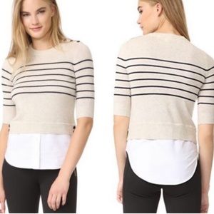 Veronica Beard Cashmere Sweater Shirt Size M in Excellent Condition